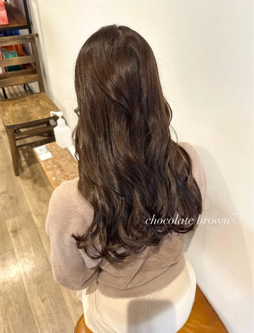ロング カラー ヘアアレンジ ヘアカラー トリートメント Himawari♡ 柔らかいカラーのヘアスタイル