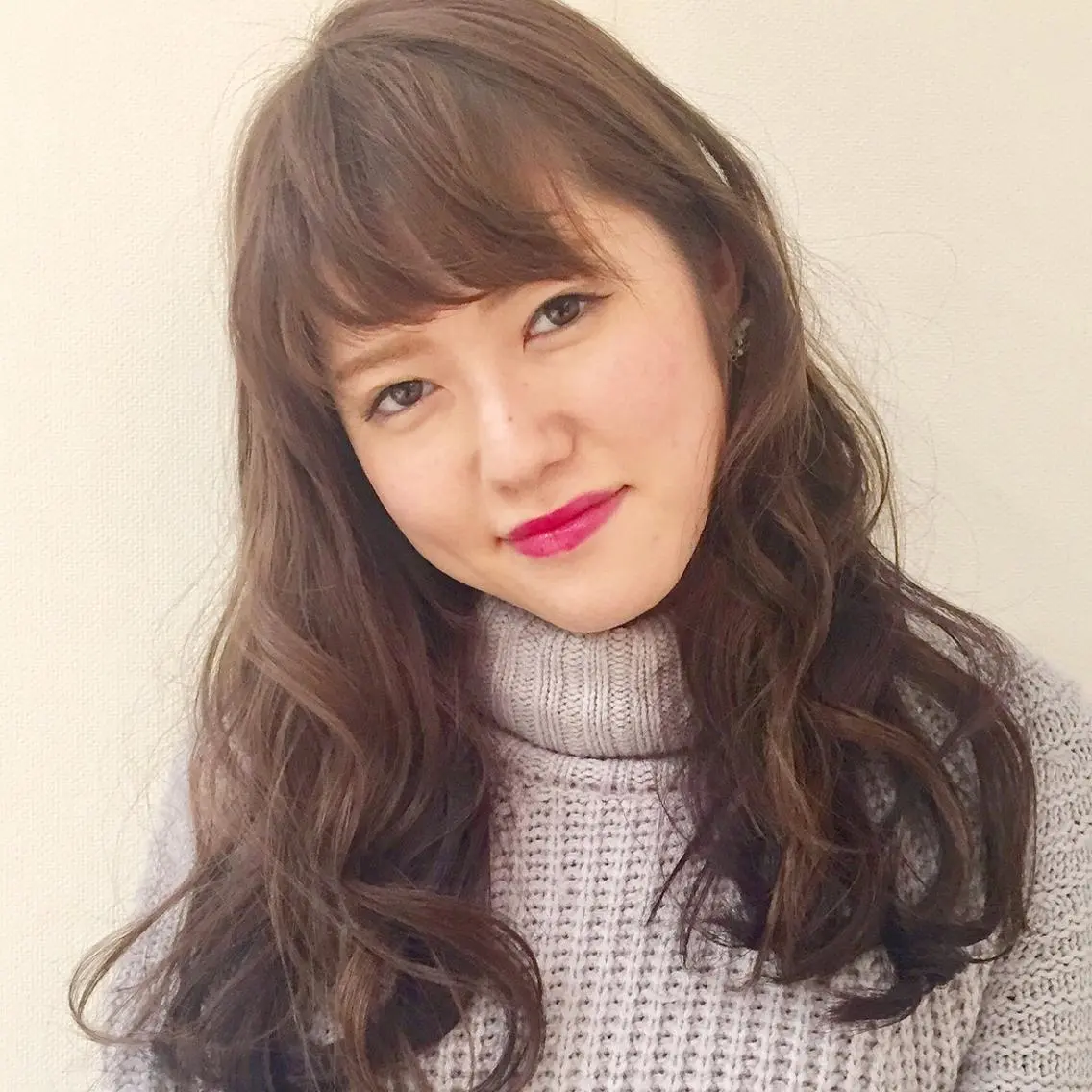 ロング カット ヘアカラー 稲田 結衣夏のヘアスタイル
