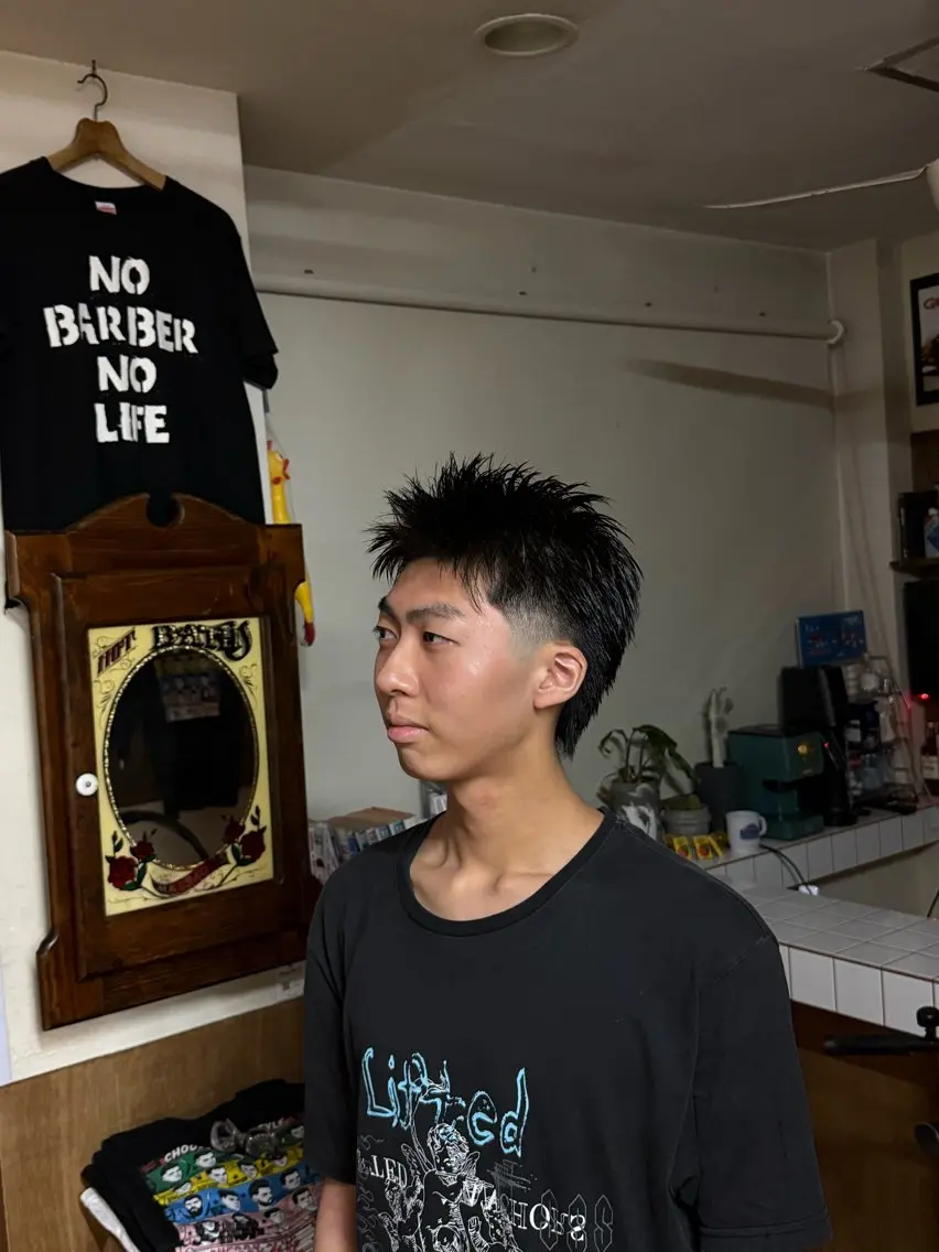 メンズ マレットヘア 浅倉 迅佑のヘアスタイル