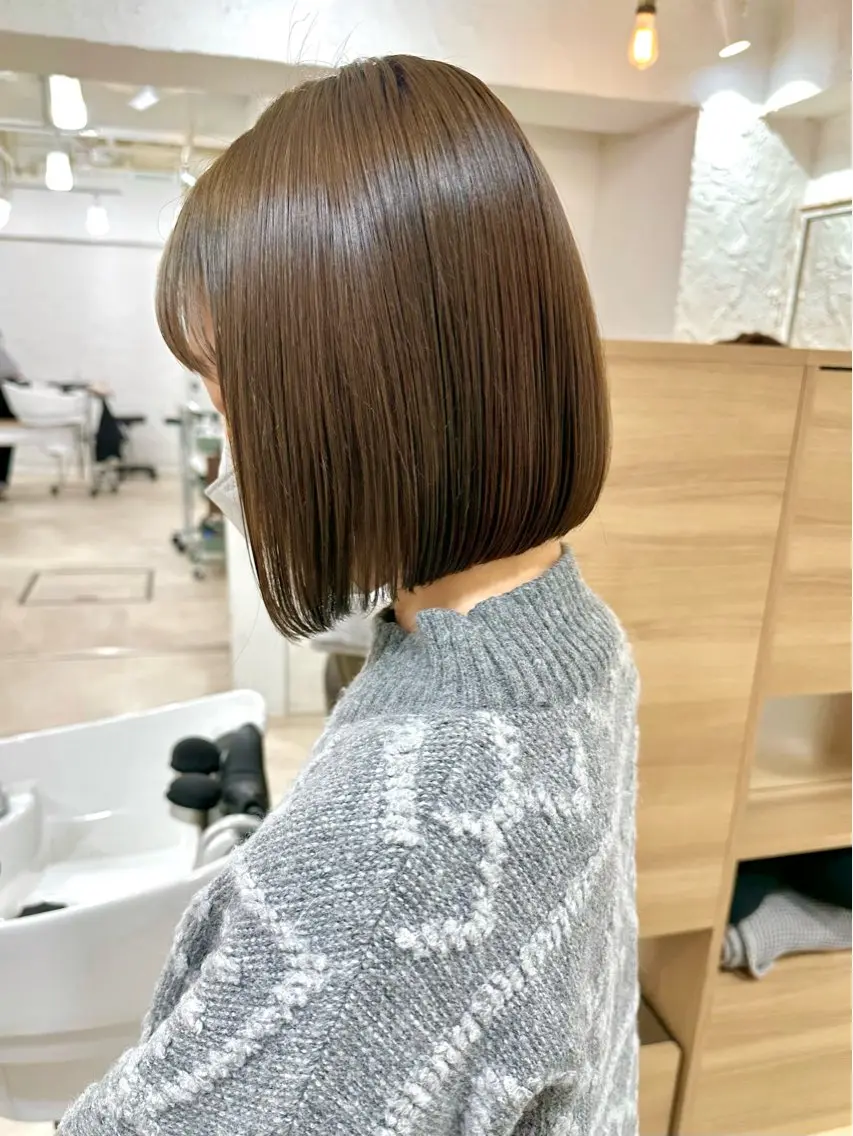 ショート カラー カット ヘアカラー トリートメント 髪質改善 縮毛矯正/ レイヤー/銀座/本木のヘアスタイル
