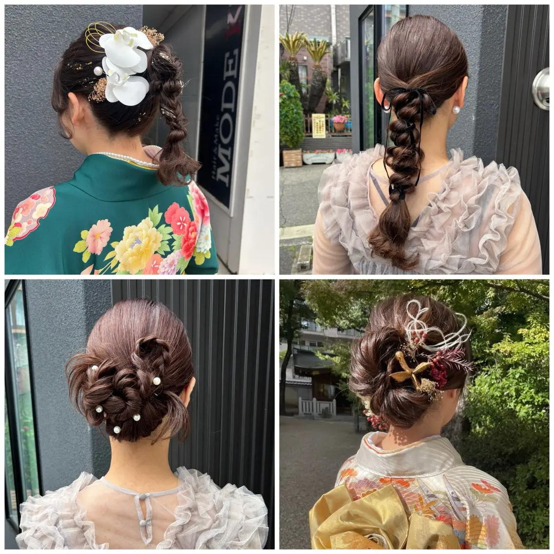 【🍒ヘアセット🍒】結婚式、イベント前に🌱早朝対応🙆🏻♀️どのスタイルでもOK💭✨お得なアレンジクーポン🫶の写真
