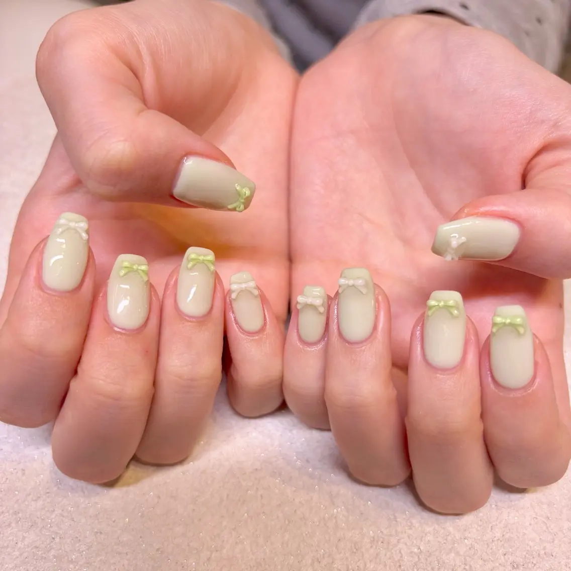 ネイル 春ネイル ハンドネイル nail salon e'mu💐のネイルデザイン