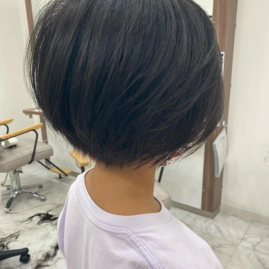 ショート ショートヘア 石川 信英のヘアスタイル