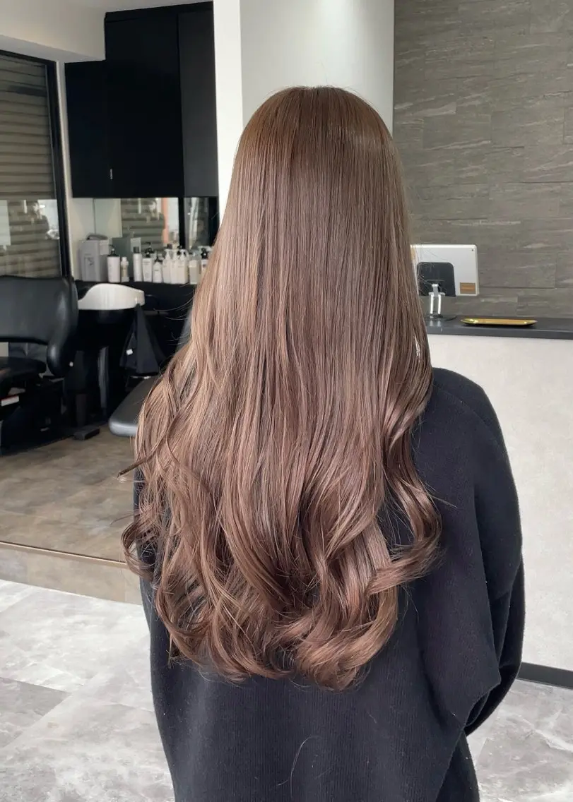 ロング カラー ♥韓国カラー うる艶 久留米 YUI♥のヘアスタイル