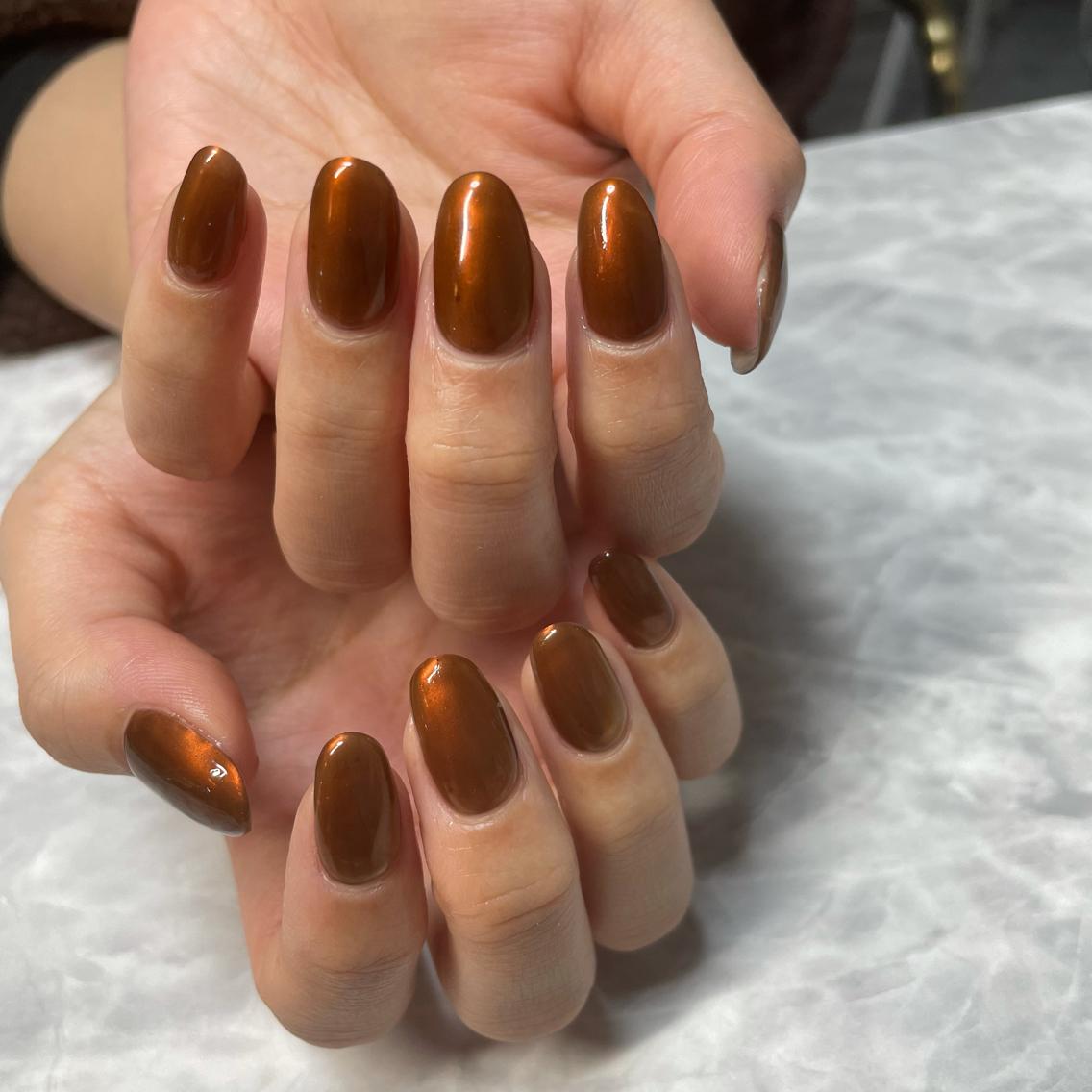 ネイル ミラーネイル ハンドネイル Nail Salon Aleumのネイルデザイン