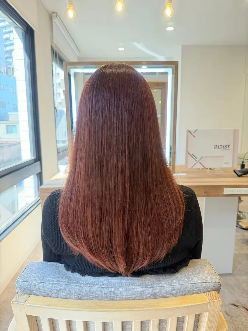 ロング レイヤーカット カット little 千葉 🫧 ゆあさゆなのヘアスタイル