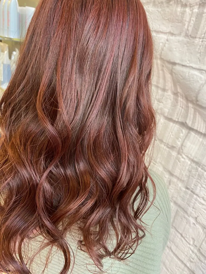 セミロング カット ヘアカラー diar／Saori 透明感カラー🤍のヘアスタイル