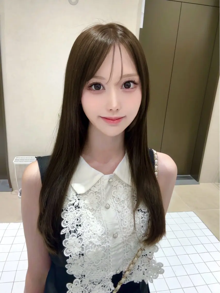 ロング カラー カット ヘアカラー トリートメント ヘッドスパ 上品ヘア🤍顔周り/ レイヤー✨/林遼一郎のヘアスタイル