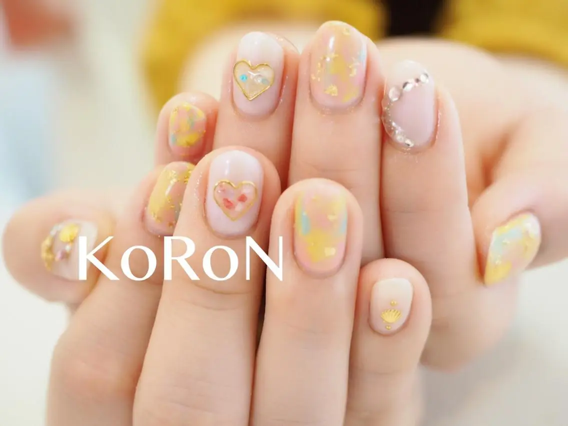 ネイル ハンドネイル 自宅サロン鎌倉 KORONのネイルデザイン