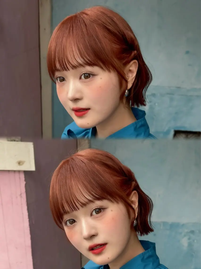 【初カラーされる方にオススメ✨】ブリーチなしダブルカラー💗＋高級トリートメント🧴🫧の写真