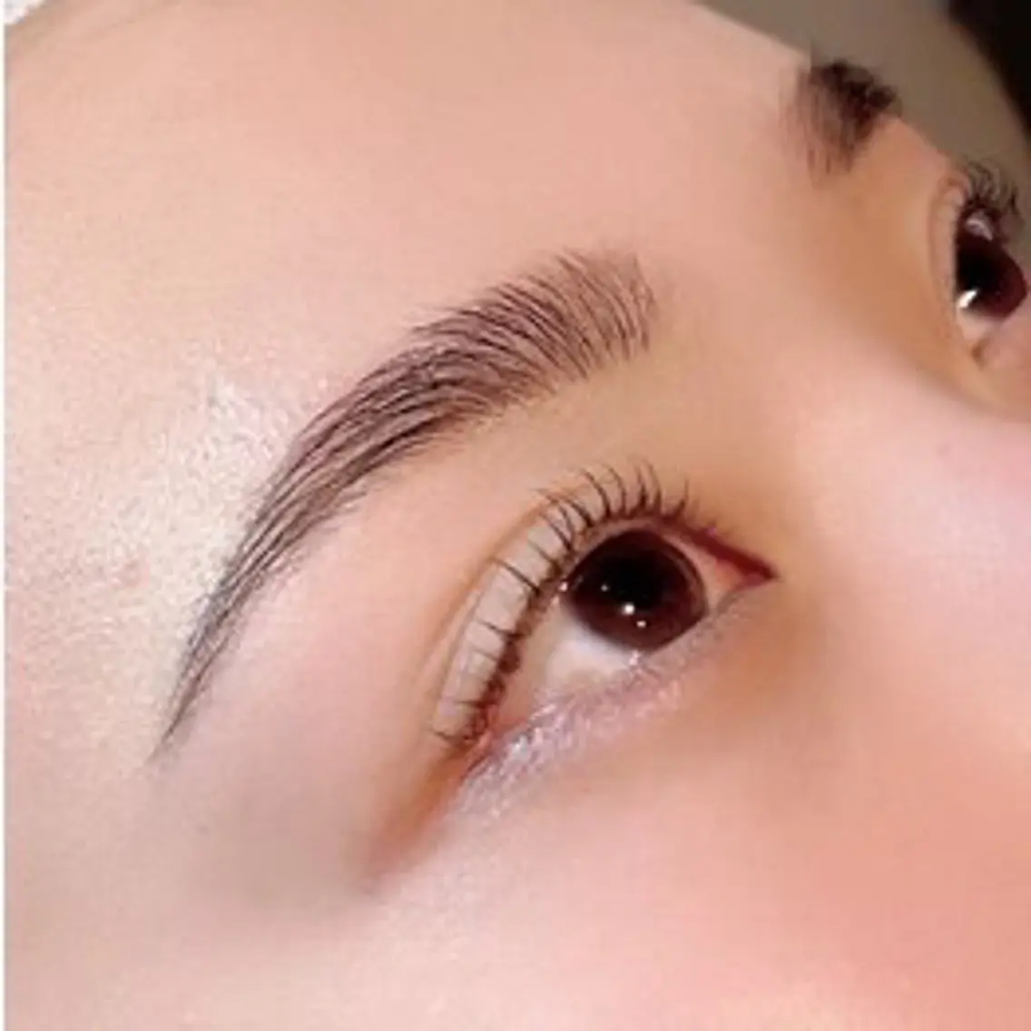 ＜お得なSET割🤍> まつ毛パーマorパリジェンヌ＋美眉アイブロウWAX（眉メイク付🌷) ¥9,000→¥7990の写真