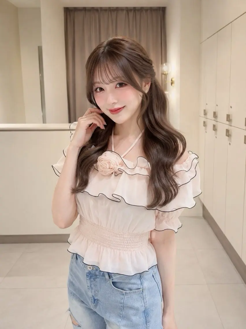 ロング 鈴木 彩莉のヘアスタイル