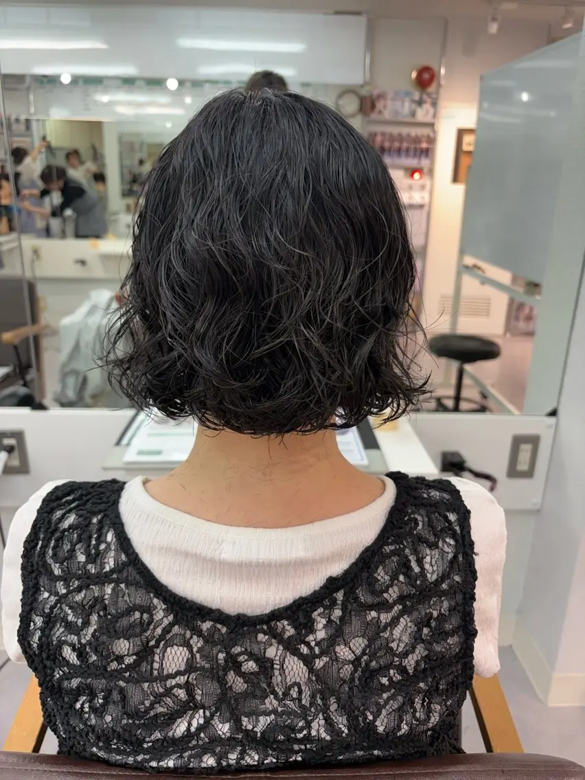ショート パーマ ボブ カット パーマ ✨過去1と言わせます ✨柿沼幸輝のヘアスタイル