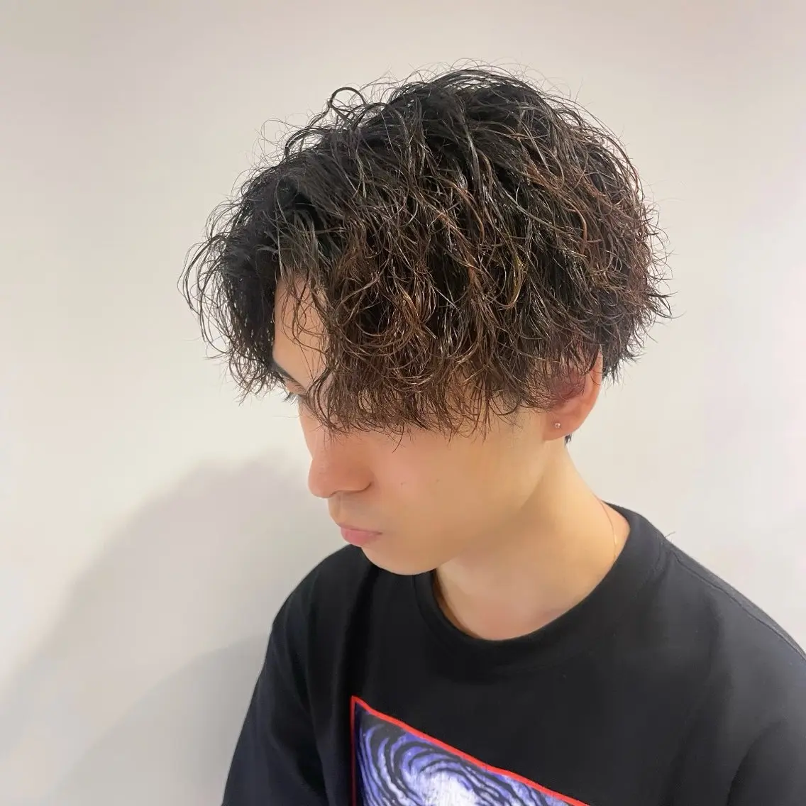 パーマ メンズ L.E.M泉中央店長 小野寺優斗のヘアスタイル