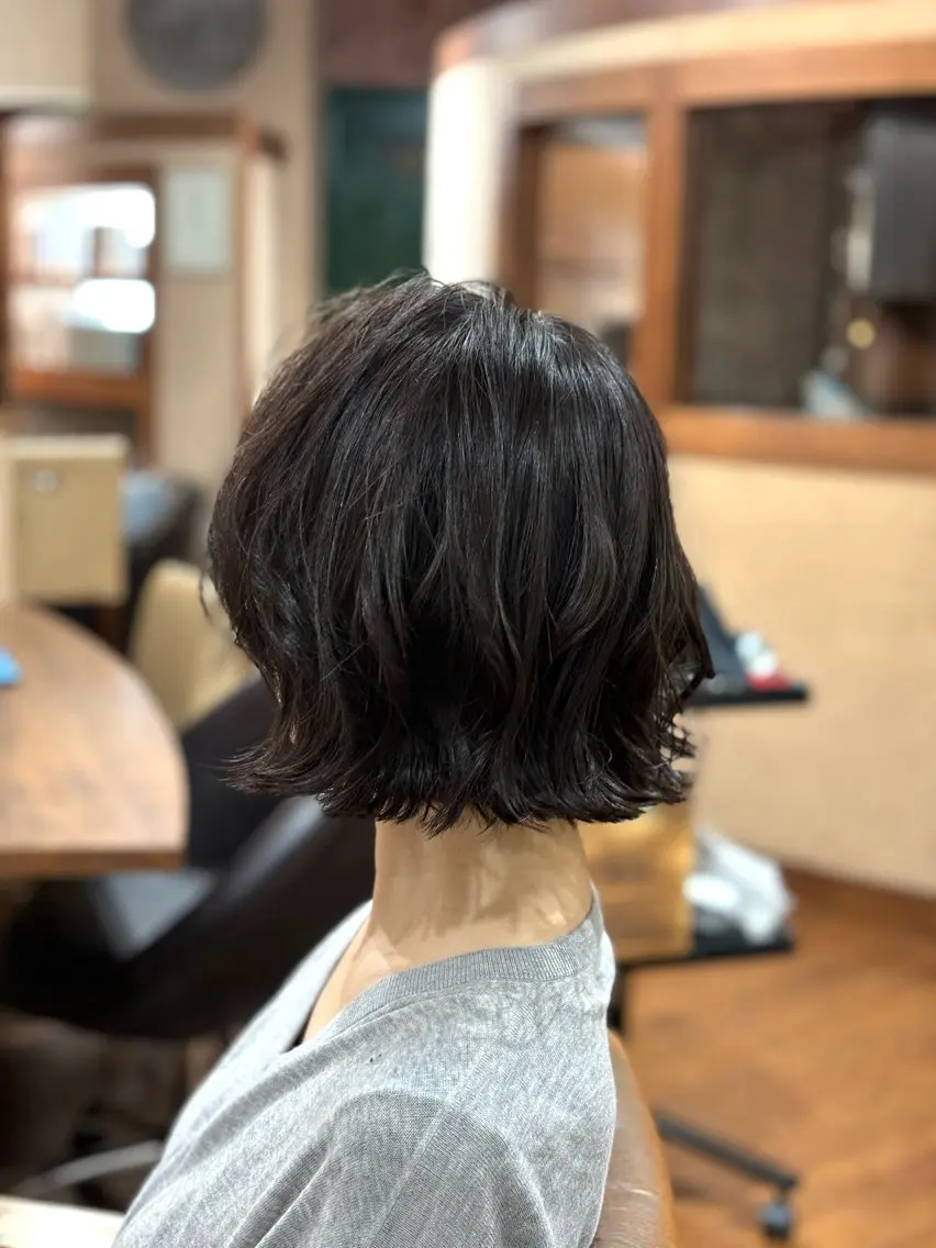 ショート カット ヘアカラー トリートメント 武田尚子🌸 自然に仕上がる矯正のヘアスタイル