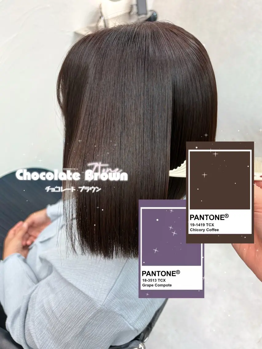 カラー ブラウンカラー Hz/ヘルツ SHIHOのヘアスタイル