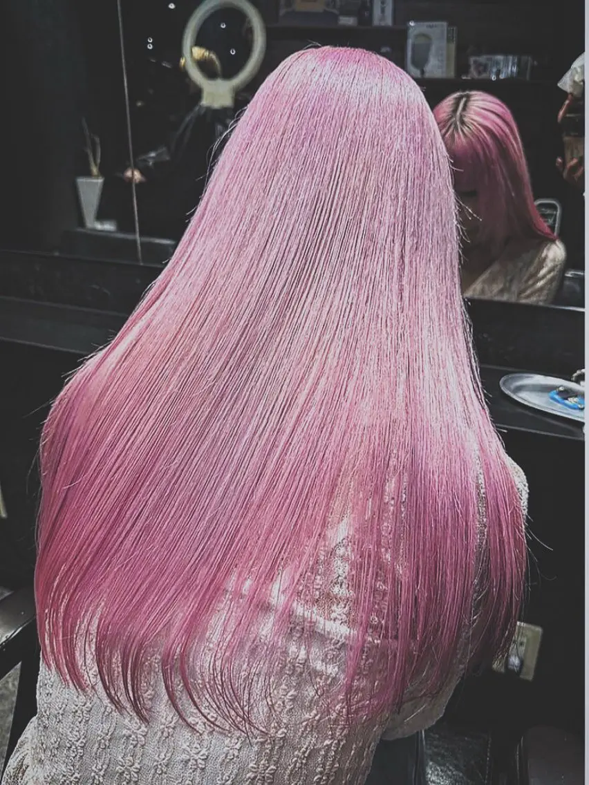 ロング カラー エクステ×ブリーチ 😈一ノ瀬千暁😈のヘアスタイル