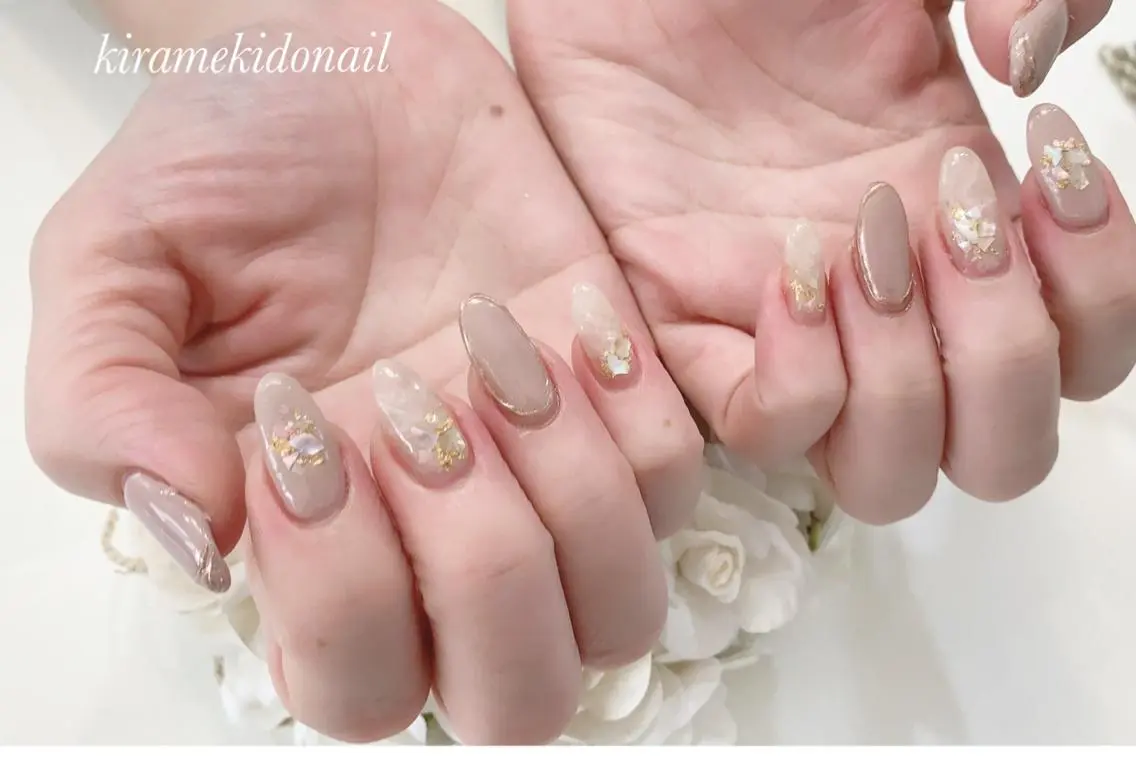Hand nail ★ Full Design コース デザイン10本(オフなし)の写真