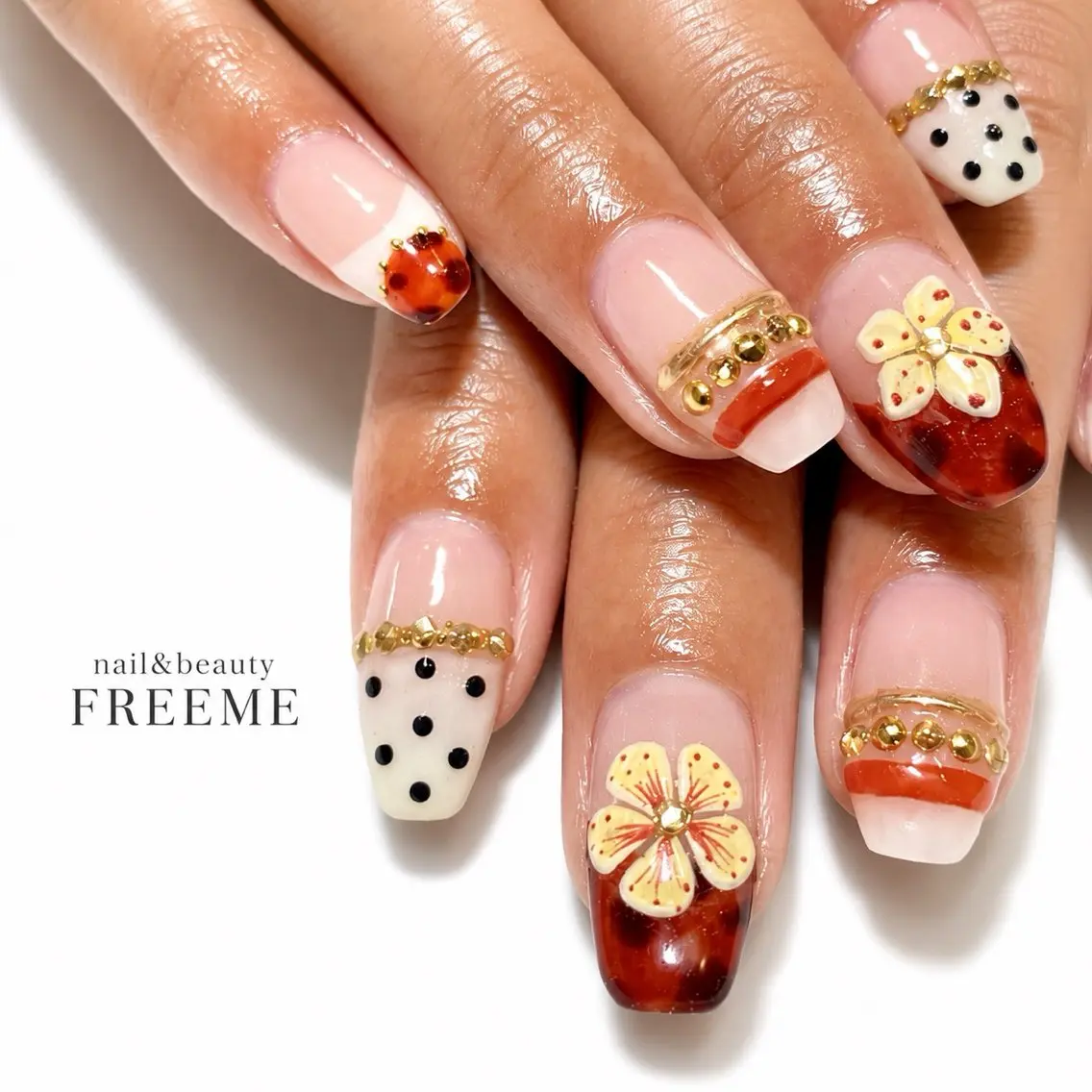 ネイル ハンドネイル 🌿FREEME 🗽アビ🌿のネイルデザイン