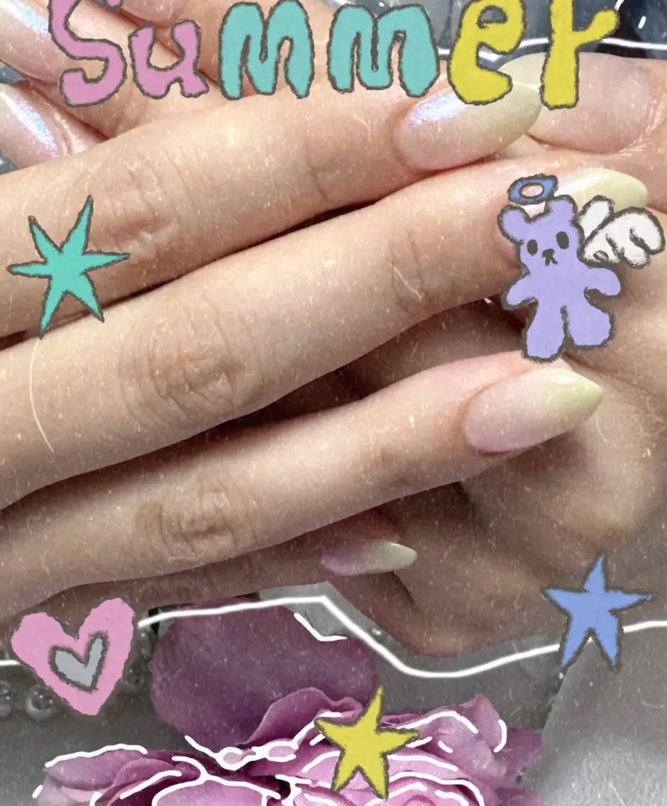 ネイル グラデーション 黄色 Nail nailのネイルデザイン