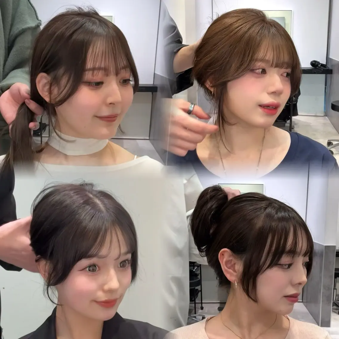 ロング カラー 顔周りカット 小顔カット カット ヘアカラー トリートメント 韓国系支持率No.1 レイヤー特化/きょうのヘアスタイル