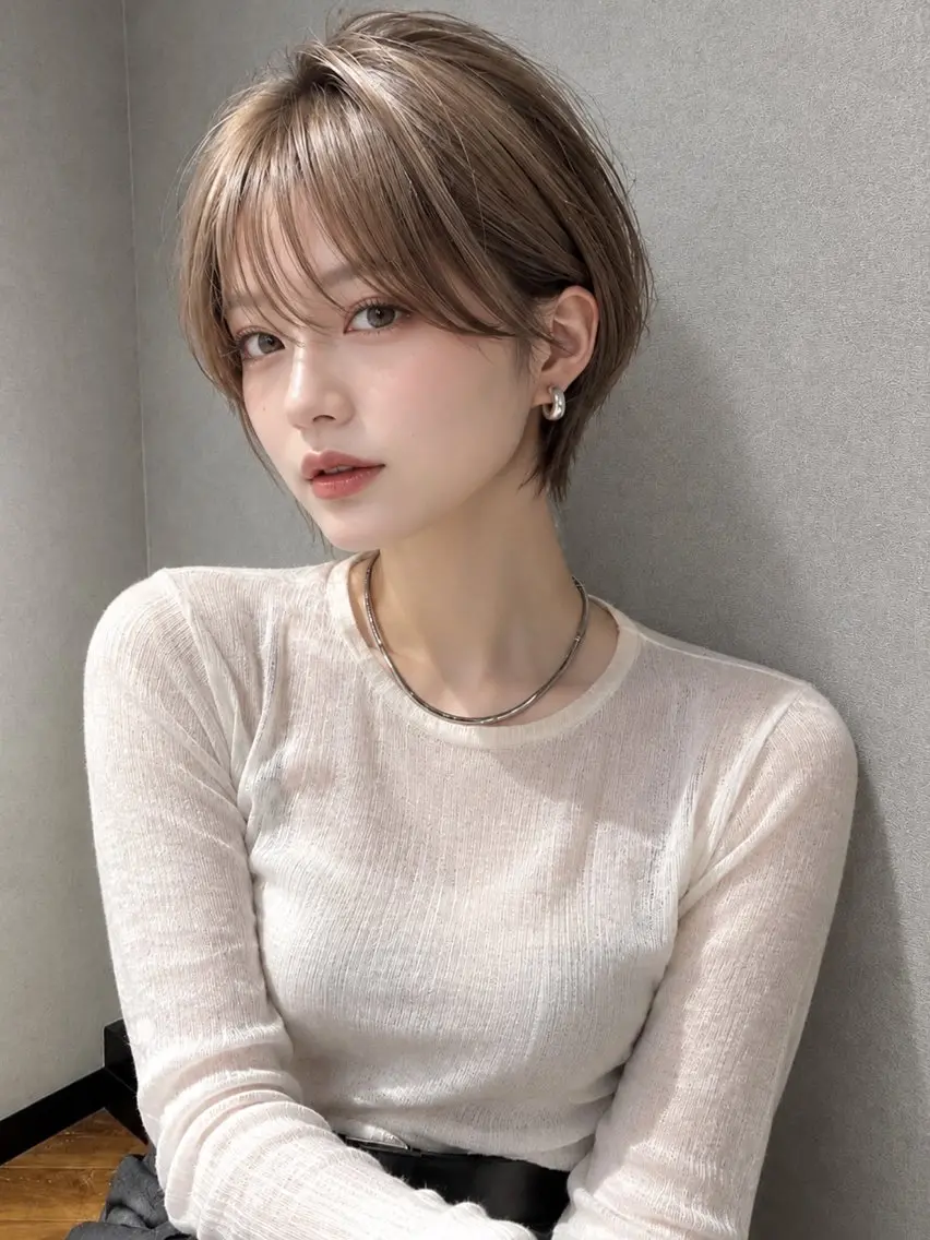 ショート ショートボブ ボブ レイヤーカット ショートヘア カット ヘアカラー トリートメント 山下強 ショート/ ボブ/レイヤーのヘアスタイル