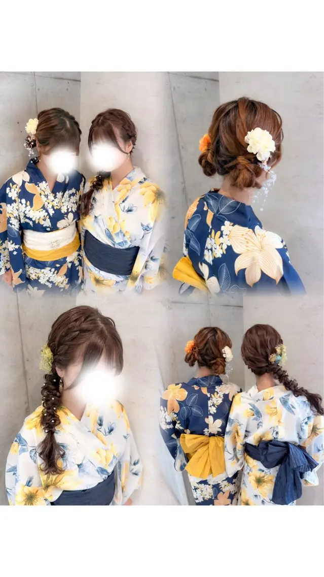 ヘアアレンジ 着付け はやしほのか｜ ヘアセット×カラーのヘアスタイル