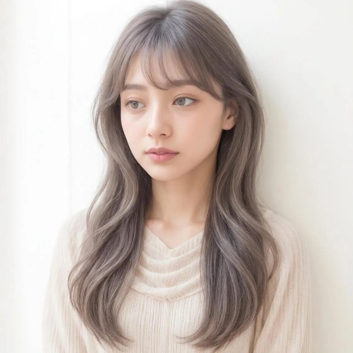 ロング レイヤーカット/韓国 🤎きのした いちかのヘアスタイル