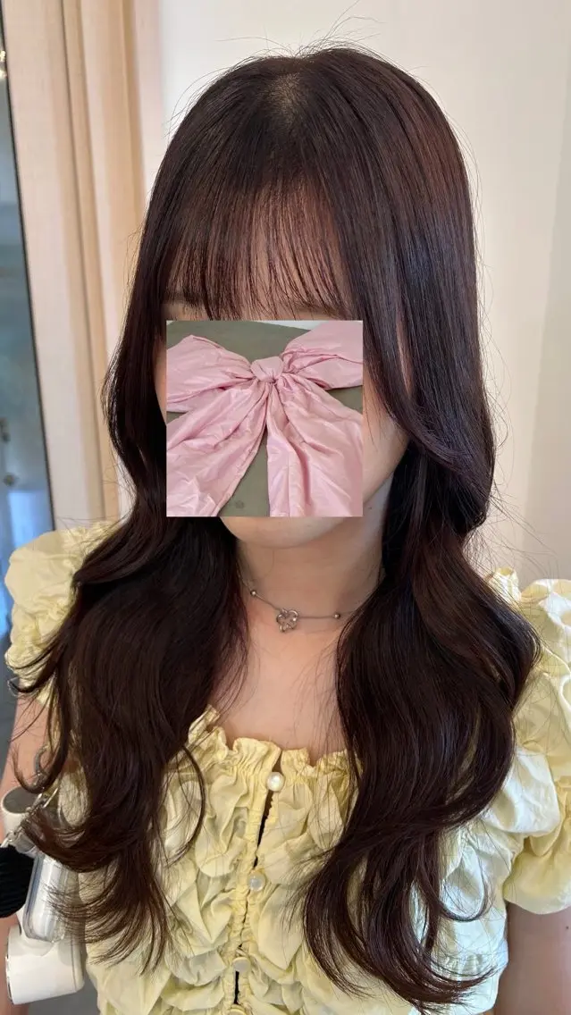 ロング ピンクブラウン くびれヘア レイヤーカット カット ヘアカラー 金山/くびれショート ショートボブAikaのヘアスタイル