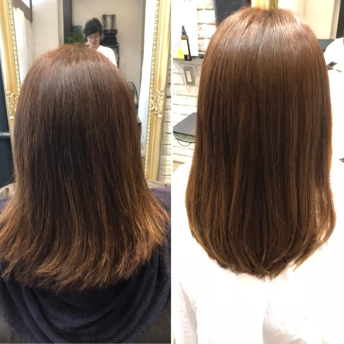 ミディアム 縮毛矯正 美髪の錬金術師 チダ ヨシヒロのヘアスタイル