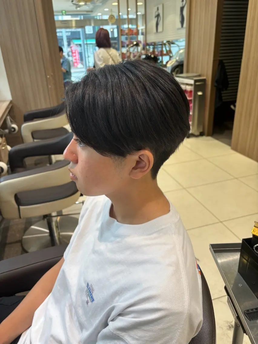 ショート メンズ カット SENA 再現性 パーマと縮毛矯正のヘアスタイル