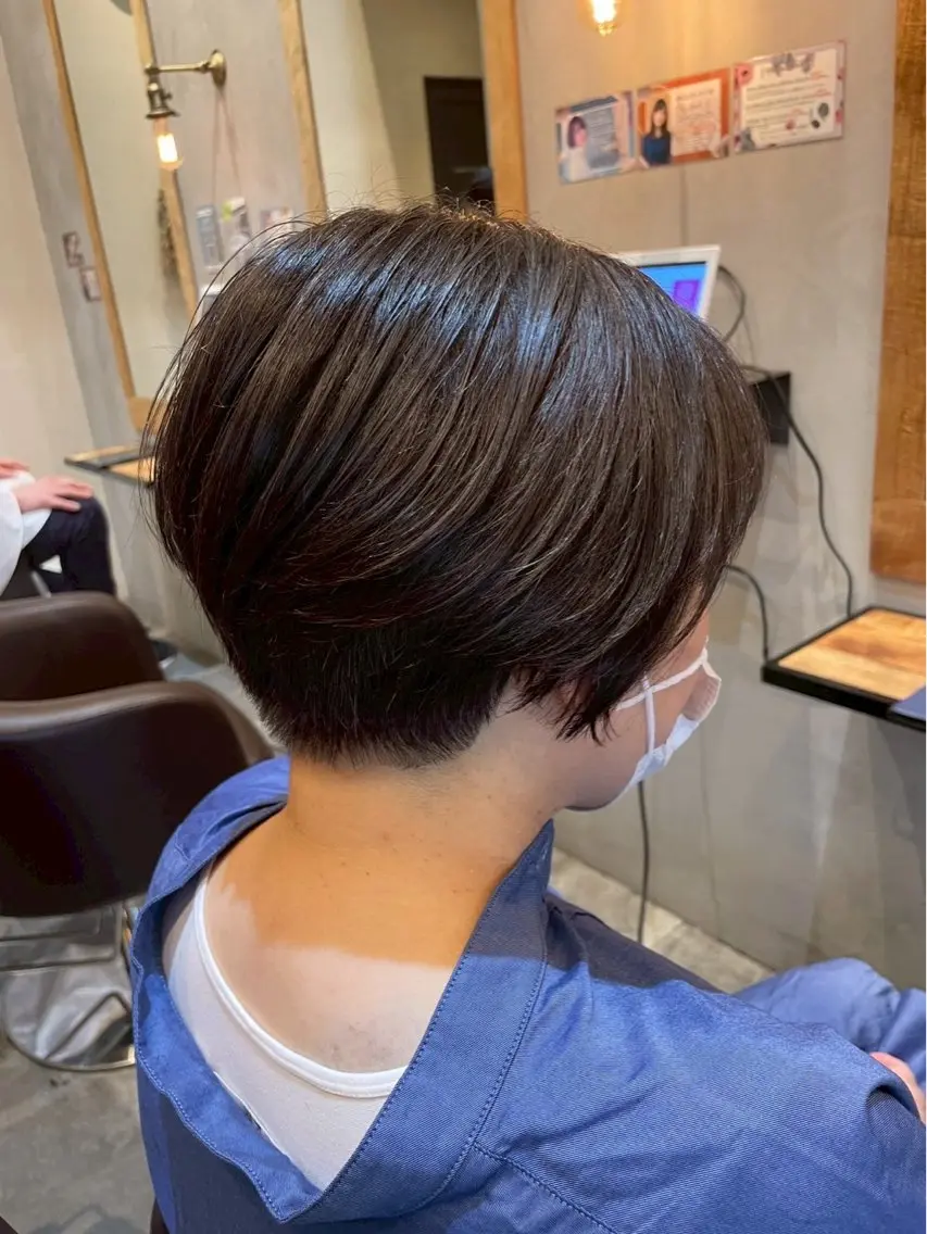 ショート ショートヘア 《PARAGO緑橋》 内田美結のヘアスタイル