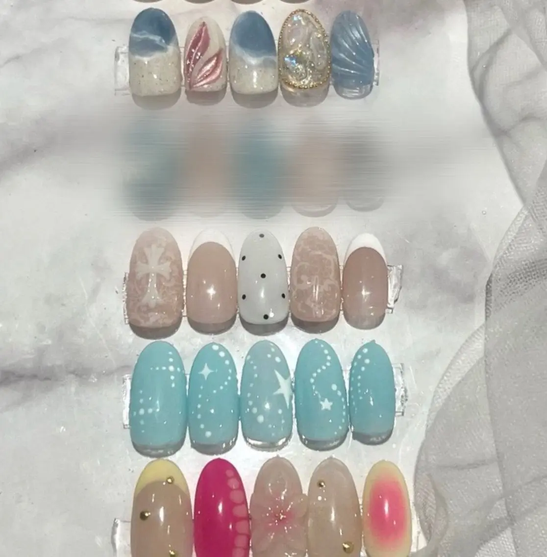 ネイル SHELL NAIL ホノカ🤍のネイルデザイン