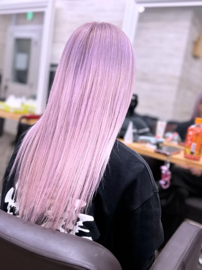 セミロング ヘアカラー 北沢 隆のヘアスタイル