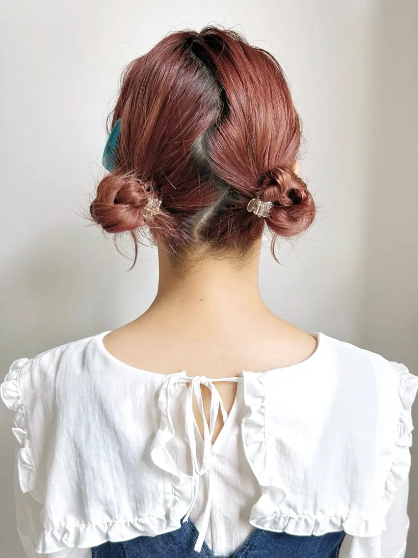 ミディアム 【amu】 Kaho🌼のヘアスタイル