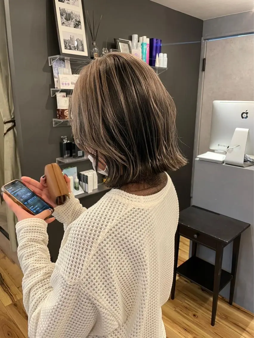 🫧デザインカラー🫧+【似合わせカット✂︎】+ojjiトリートメント✨の写真