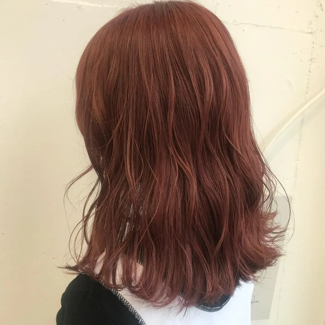 カラー レッドカラー カット ヘアカラー 川上 紗也加のヘアスタイル