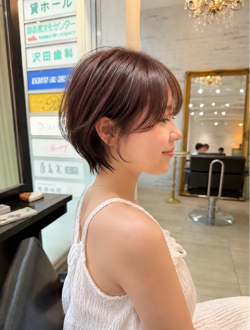 ショート 似合わせカット/心斎 橋/ヘアセットのヘアスタイル