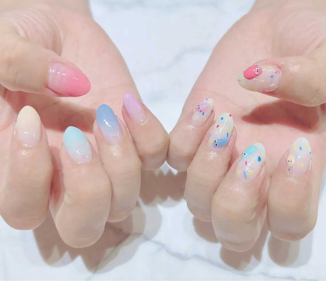 ネイル 持ち込み ネイルサロン Belleのネイルデザイン