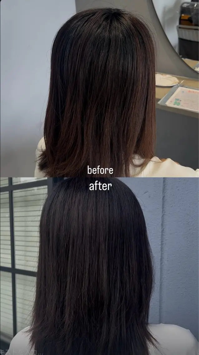 ミディアム 五十畑 豪のヘアスタイル