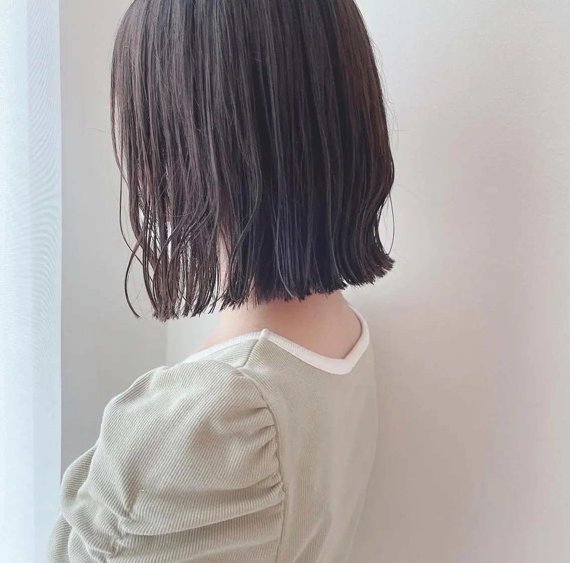 ショート 切りっぱなしボブ ボブ 🩵レイヤー✖︎ 髪質改善🩵リョウヤのヘアスタイル