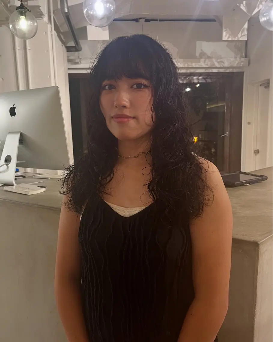 ロング 石井 大貴のヘアスタイル