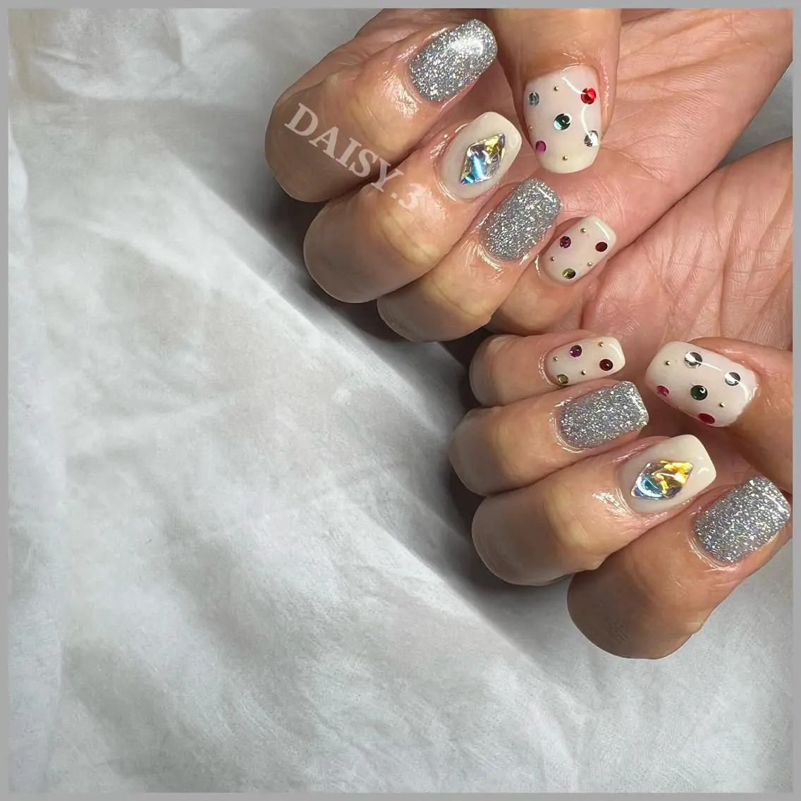 ネイル フラッシュネイル 持ち込み 冬ネイル クリスマス 🌙南流山ネイル DAISY.3🦄のネイルデザイン