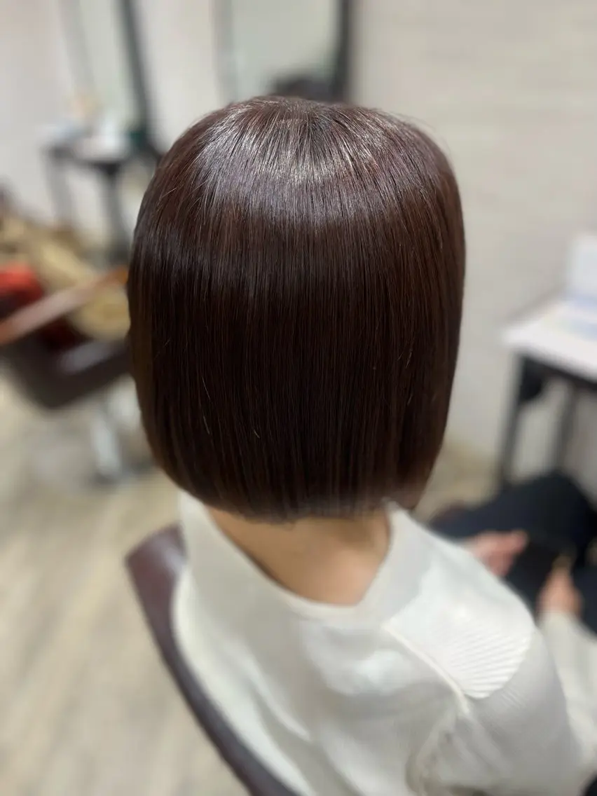 ショート カラー ブラウンカラー マロンブラウン カット ヘアカラー トリートメント 🫧ぷる艶カラー🫧 Yuubi🦩のヘアスタイル