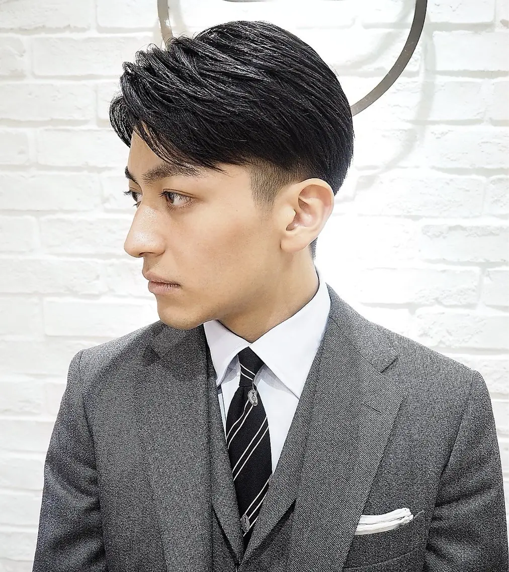 ミディアム メンズ 樋口 心音のヘアスタイル