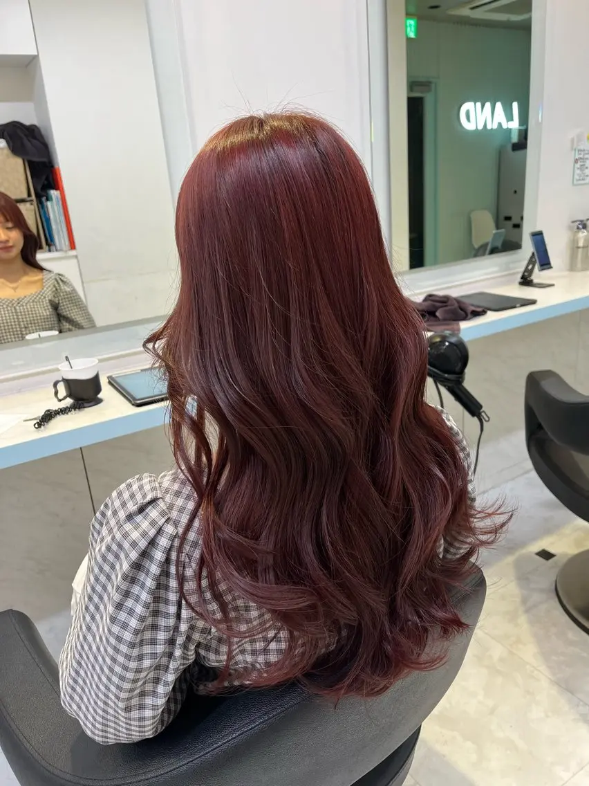 ロング カラー ヘアカラー ブリーチカラー 🩵MIZUKIのヘアスタイル