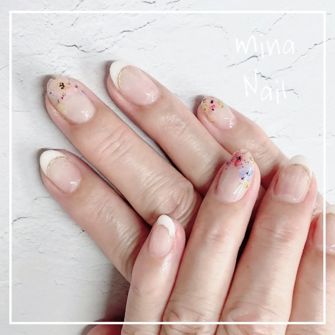 ネイル フレンチネイル mina Nailのネイルデザイン