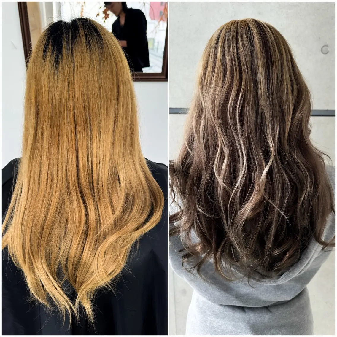 ロング カラー カット ヘアカラー トリートメント 椎葉 祐也のヘアスタイル