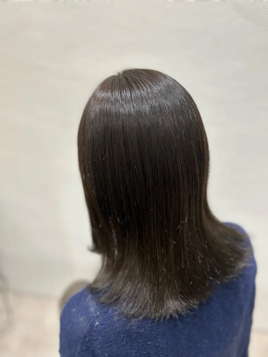 ミディアム ヘアカラー トリートメント あんじゅ ✨暖色カラー✨高崎のヘアスタイル