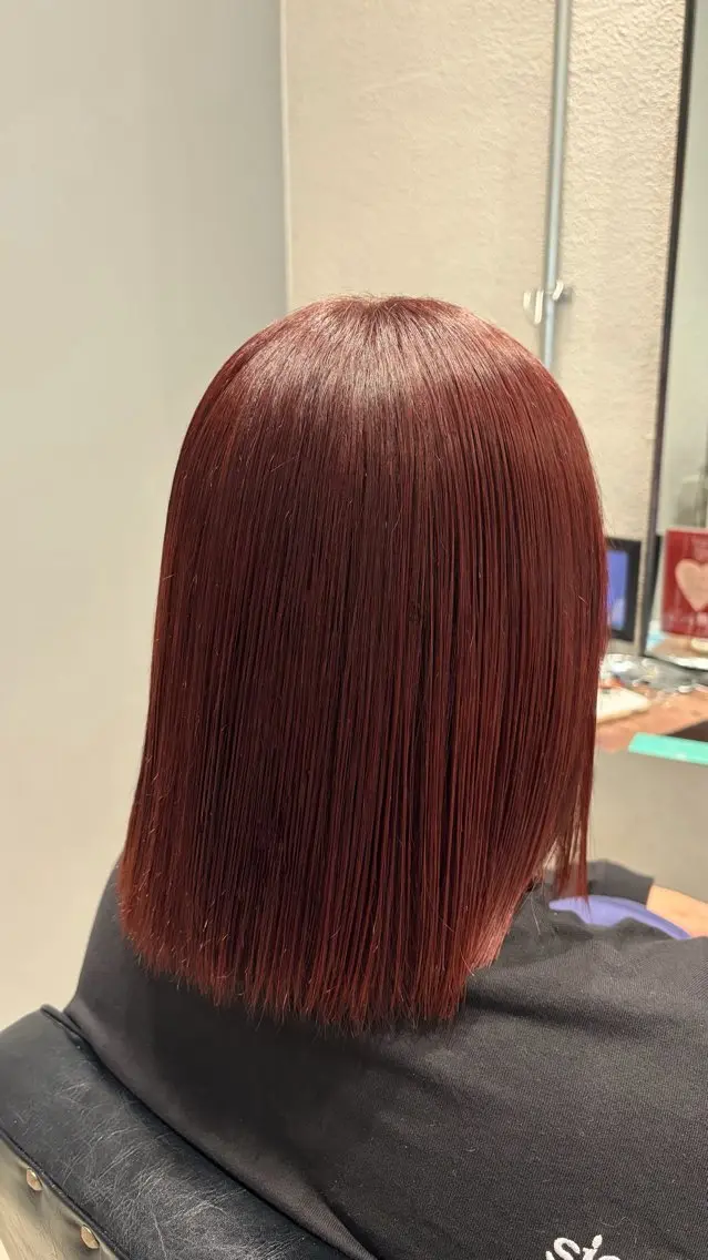 カラー Sakura / 柔らかカラー🐈‍⬛のヘアスタイル